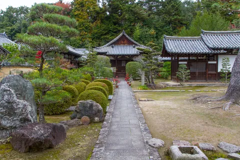 Sub temple, Isuien Garden, Nara Park
