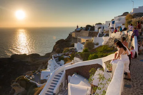 Oia at Sunset, Santorini