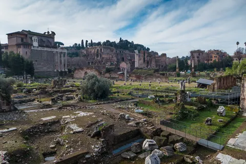 The Roman Forum and the Palatine Hill