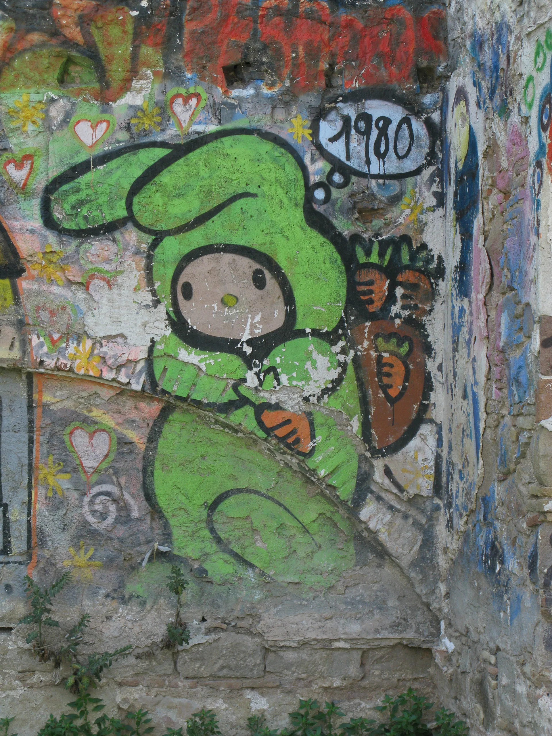 1980s Crew Bunny, behind Boqueria Market
