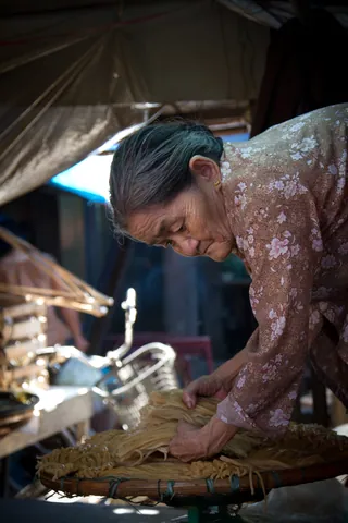 Noodle Lady, Hoi An Central Market
