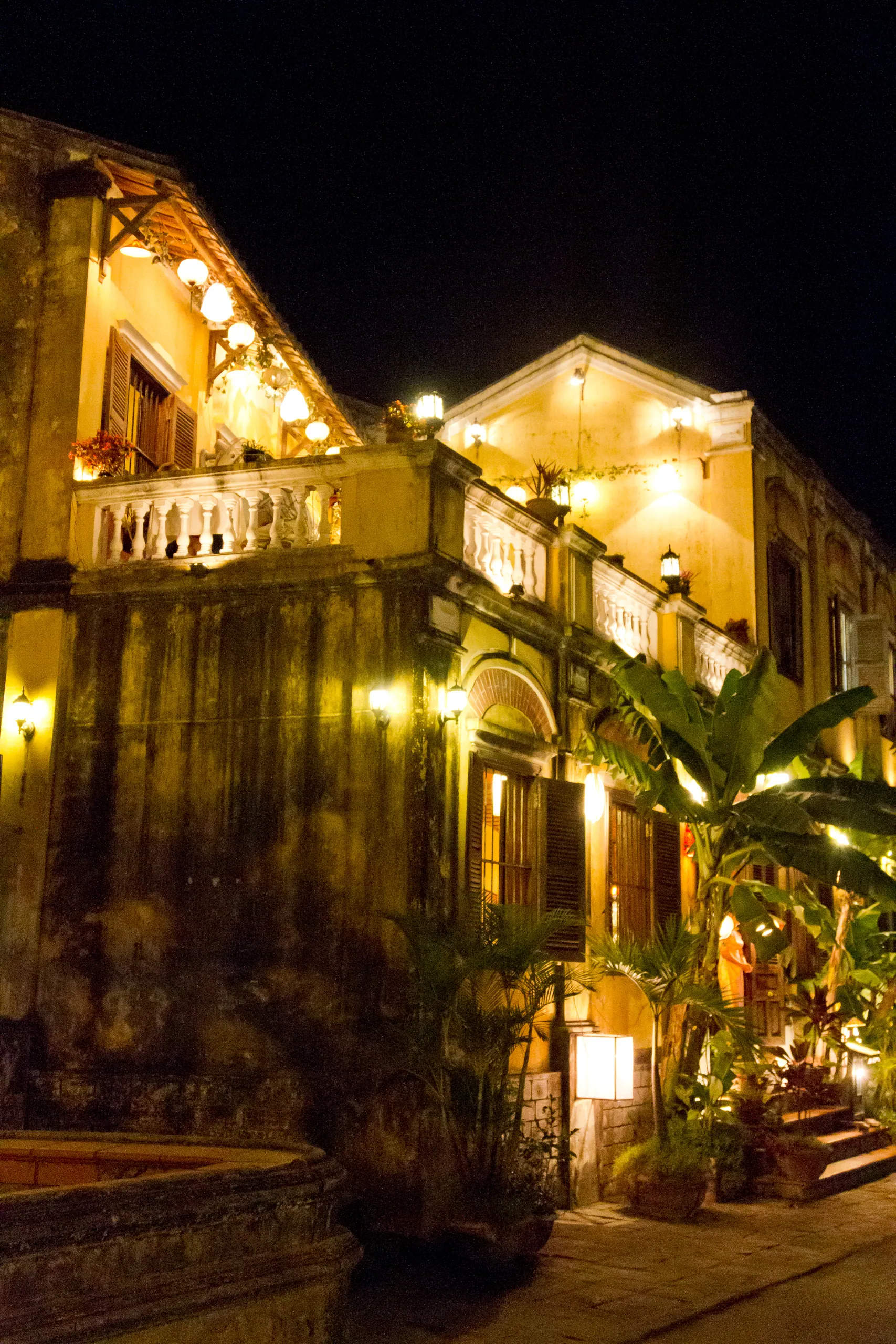Classic Hoi An River Houses by Night