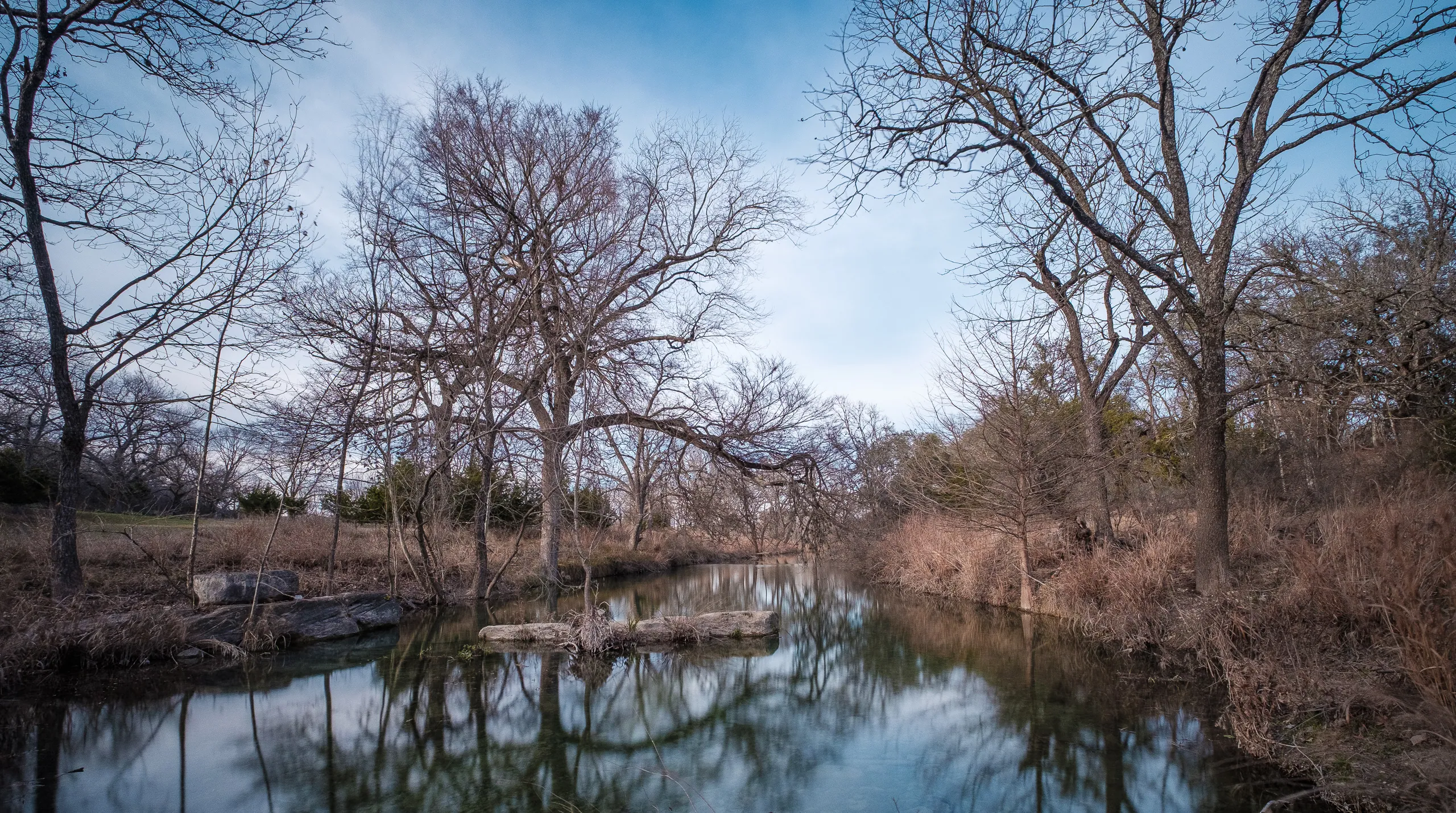 Canyon Wren Ranch - Winter Creek Scenes