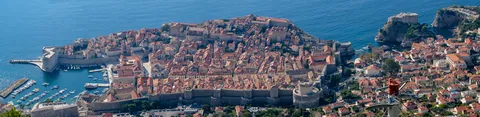 View of the Old Town from above (Panorama)