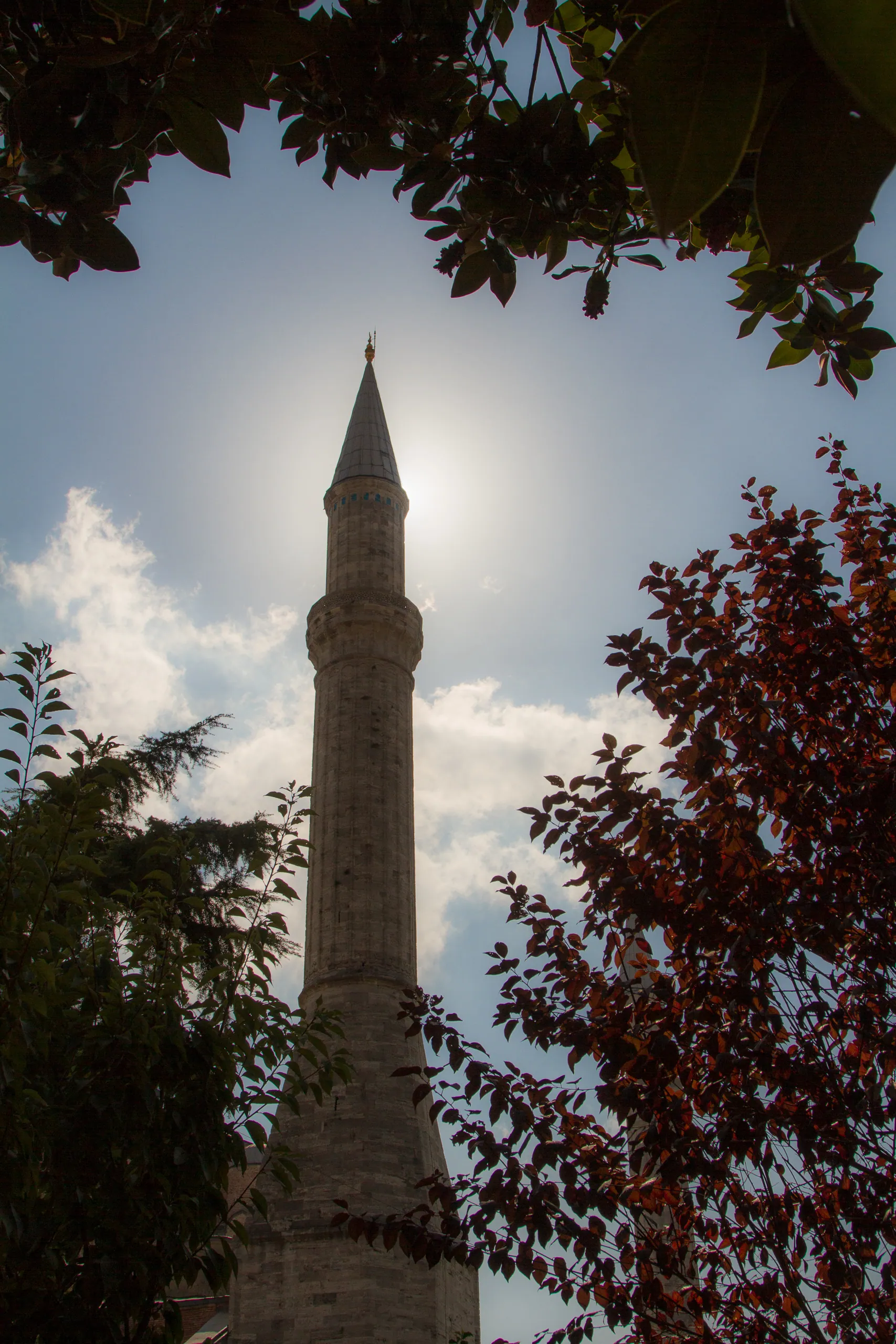 Hagia Sofia Minaret Silhouette
