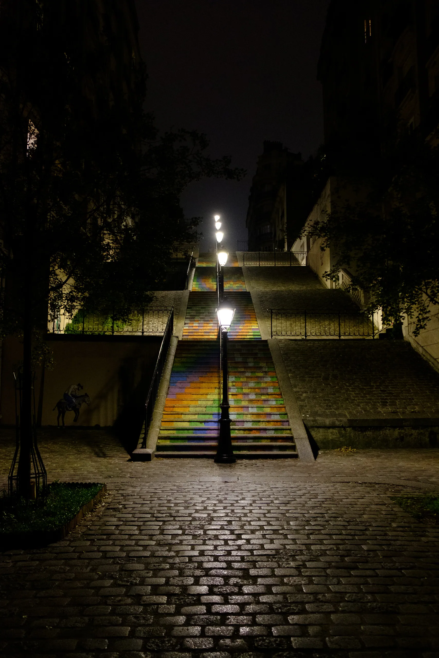 Montmartre rainbow steps