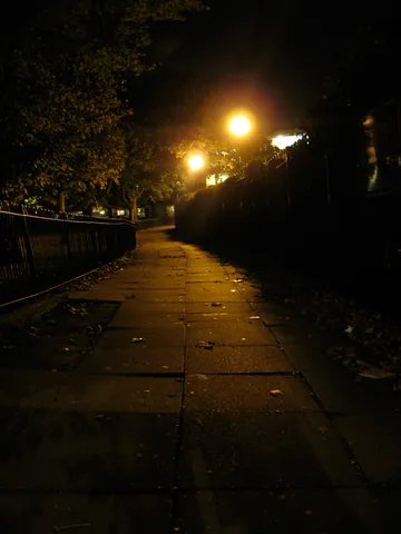 Dark Estate Alleyway, NW6