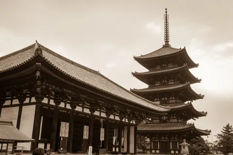 Kofukuji Temple and Five Story Pagoda, Nara Park