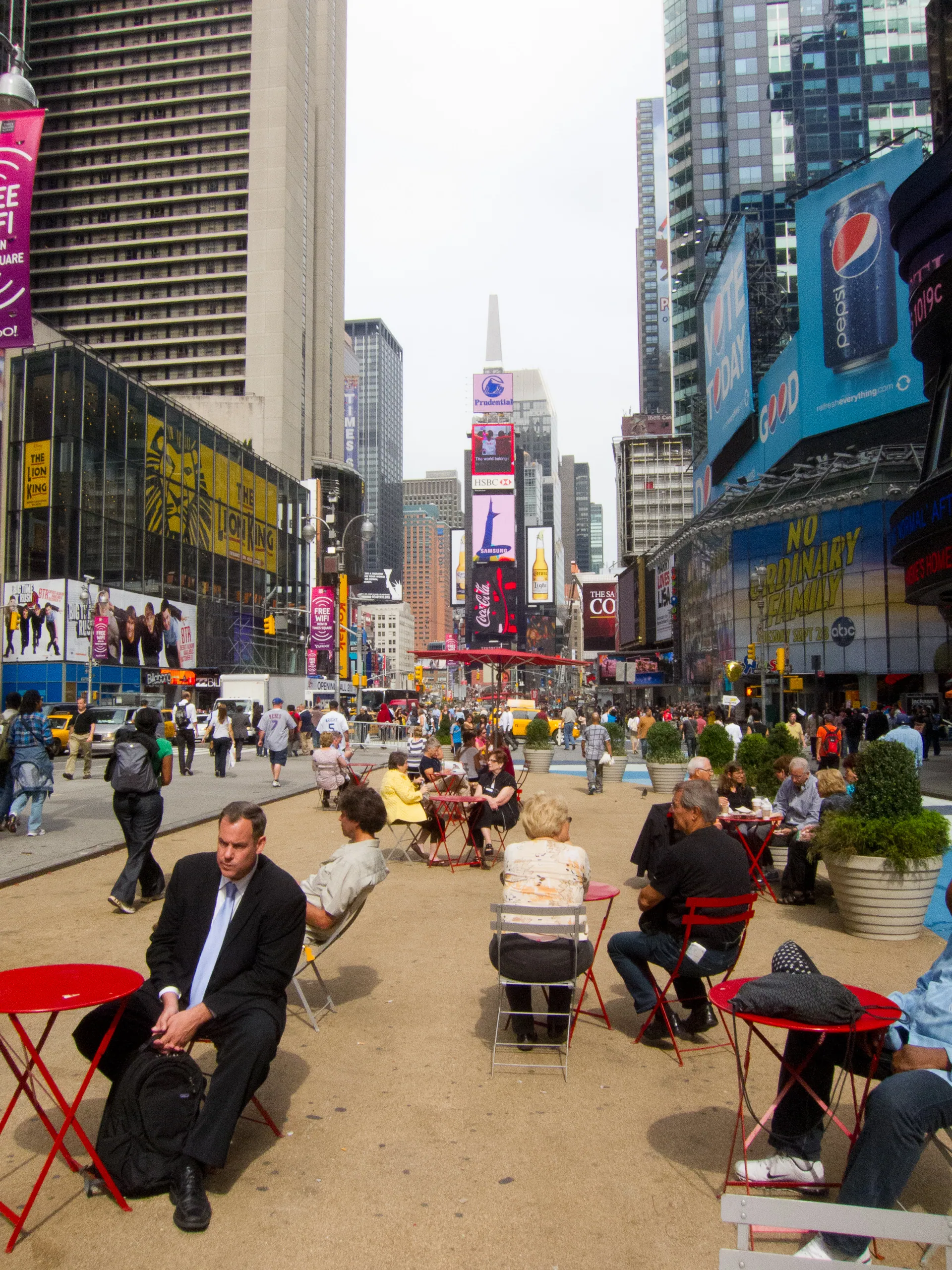 Broadway, Pedestrianized.