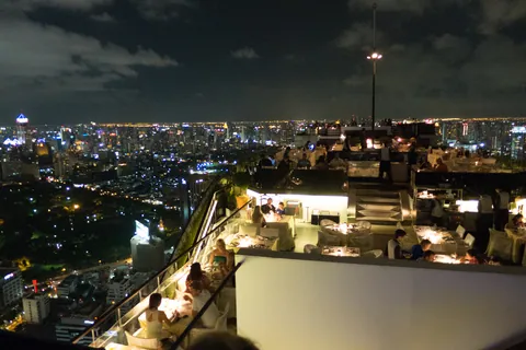 View from the Moon Bar, Banyan Tree Hotel, Bangkok