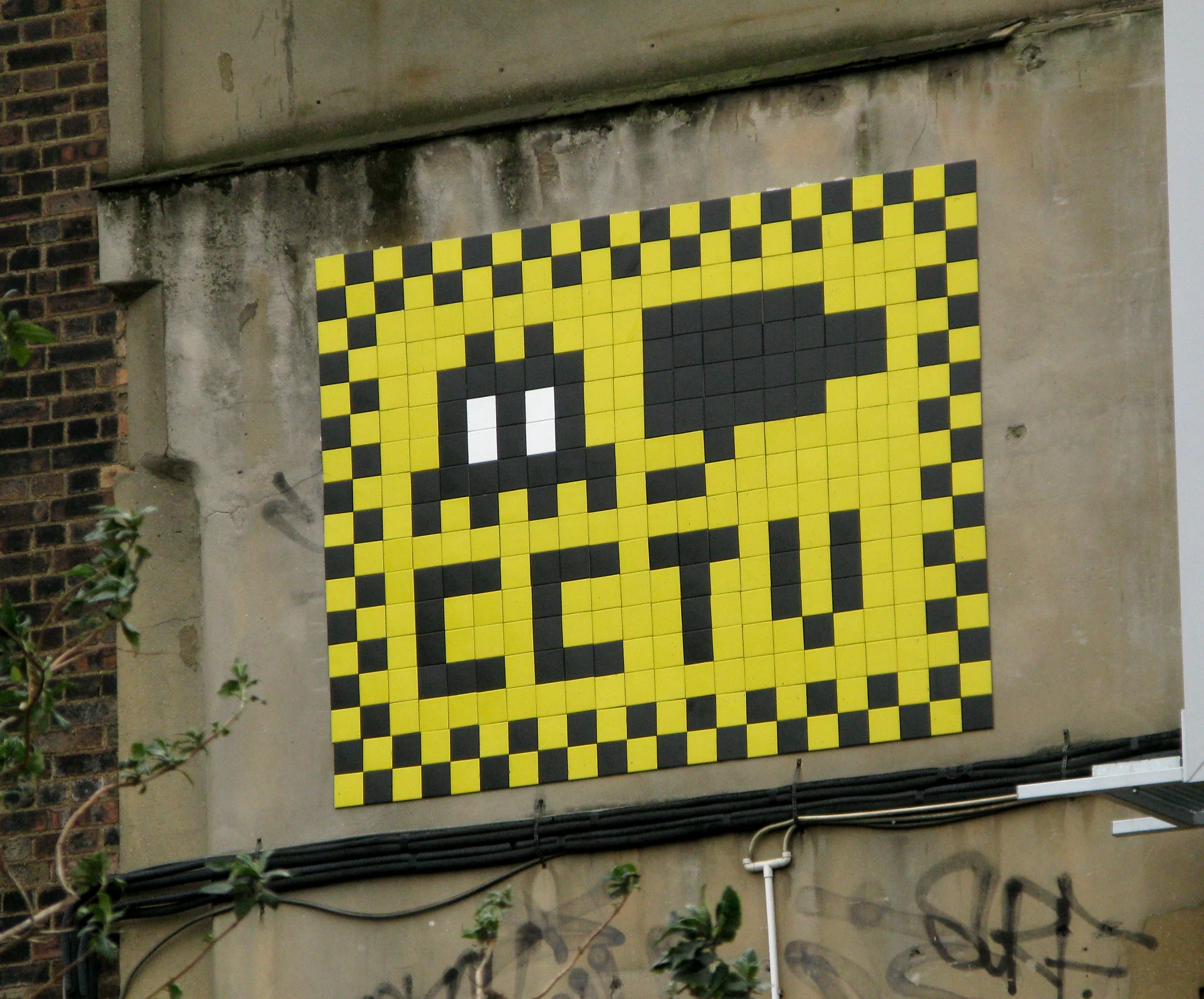 CCTV Space Invader, Bishopsgate