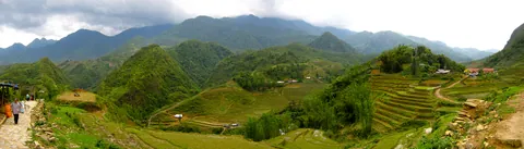 Rice Terraces of Cat Cat, Sapa - Panorama