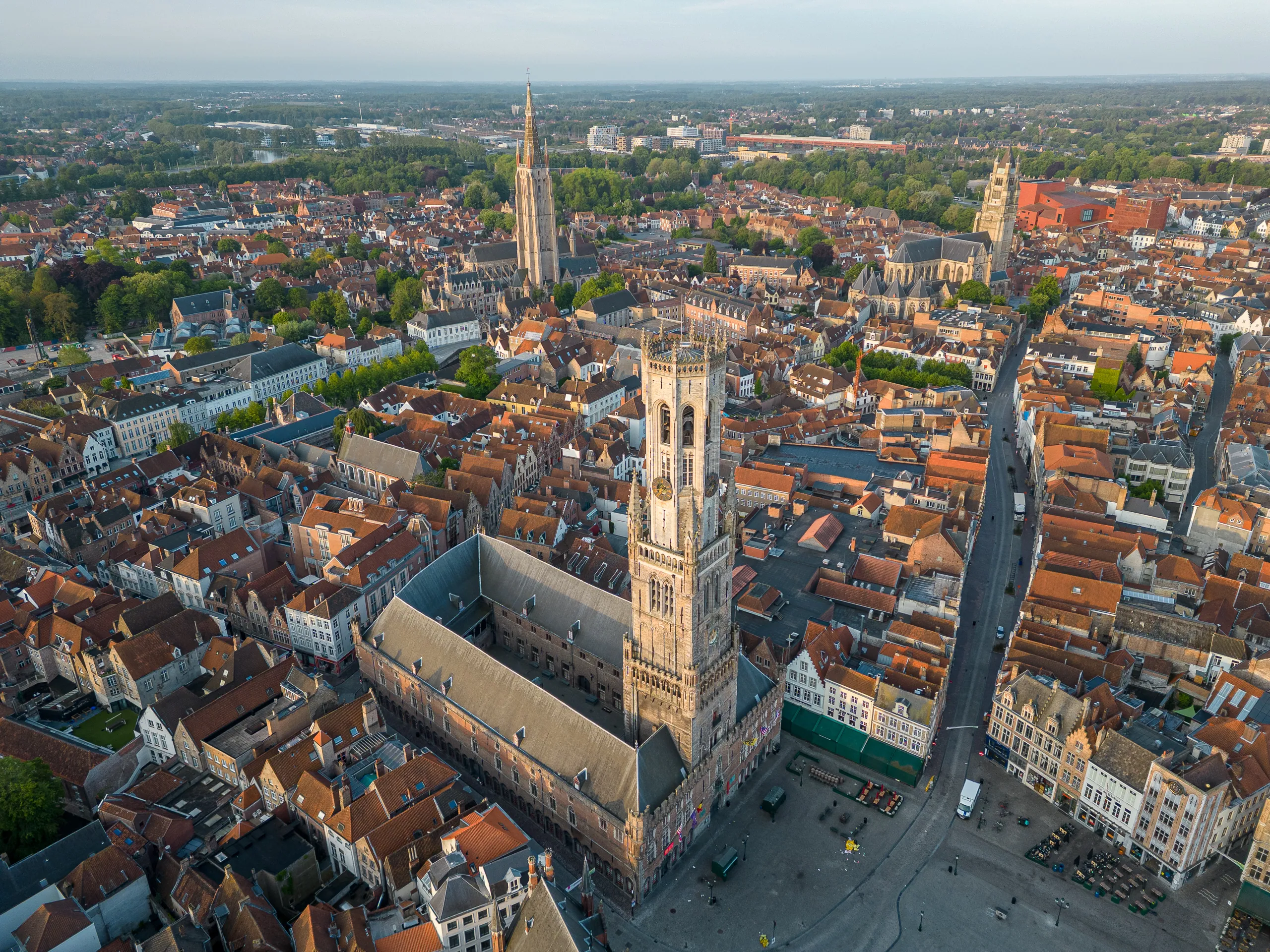 Bruges Belfry and Markt Square