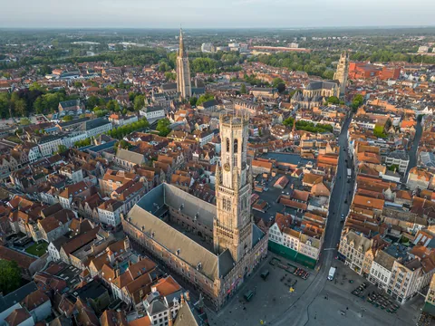 Bruges Belfry and Markt Square