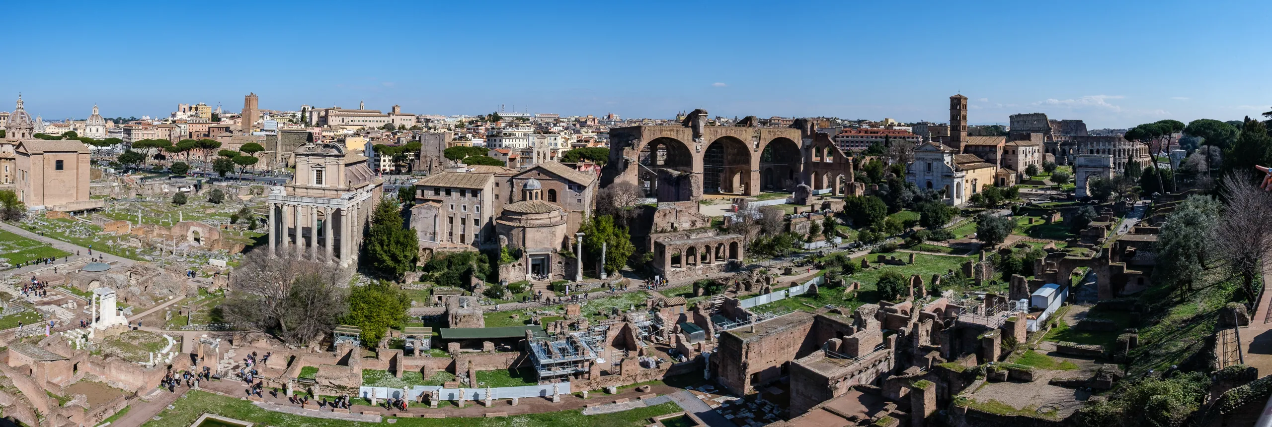 Panorama of the Roman Forum