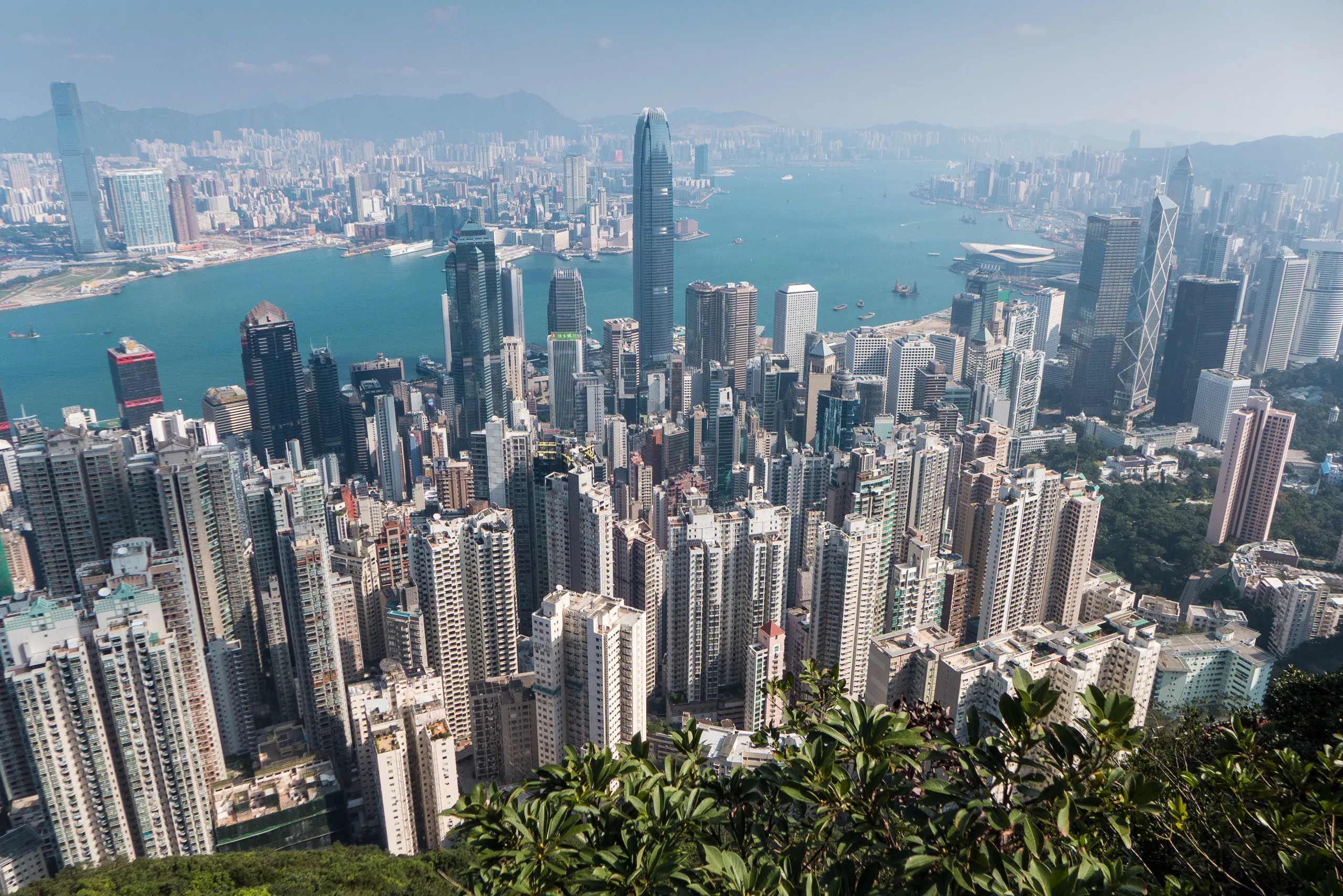 Central, Wan Chai and Kowloon from Victoria Peak