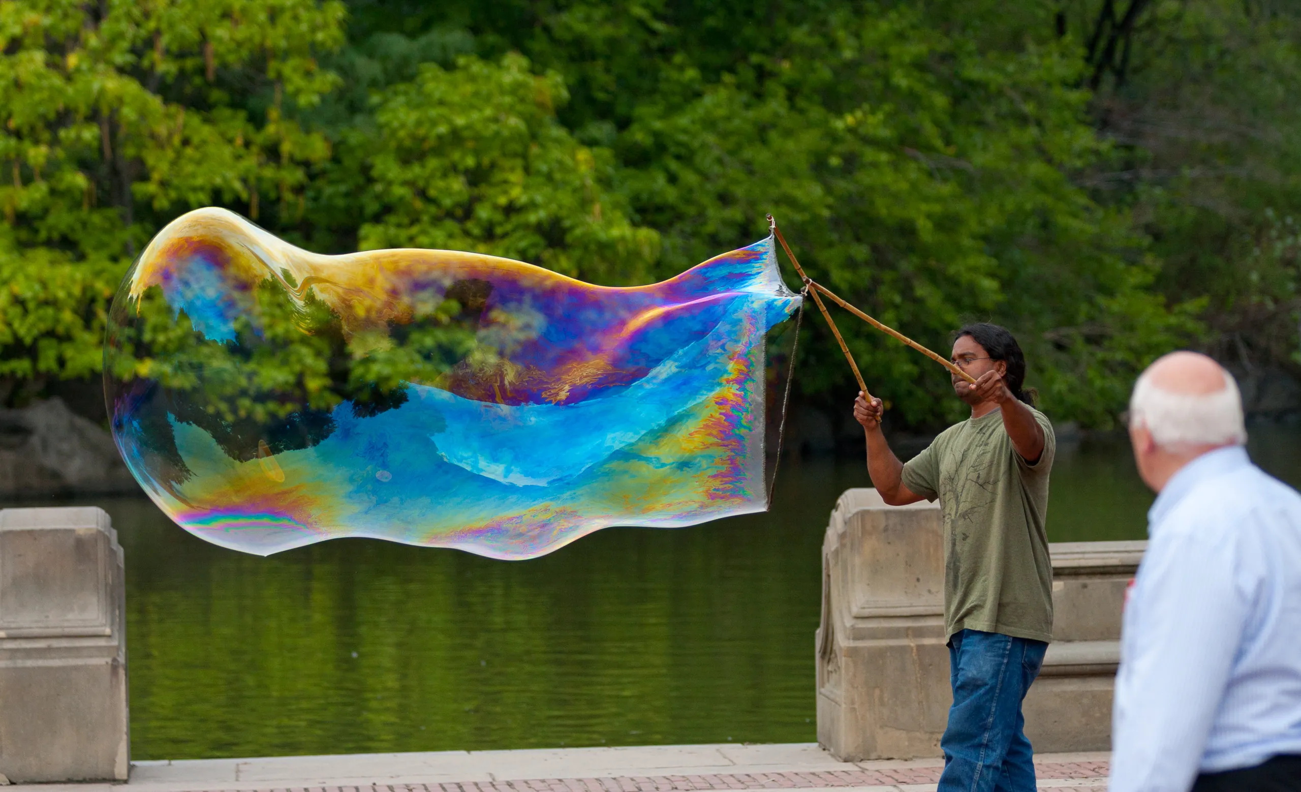 Soap Bubble Artist, Bethesda Fountain, Central Park