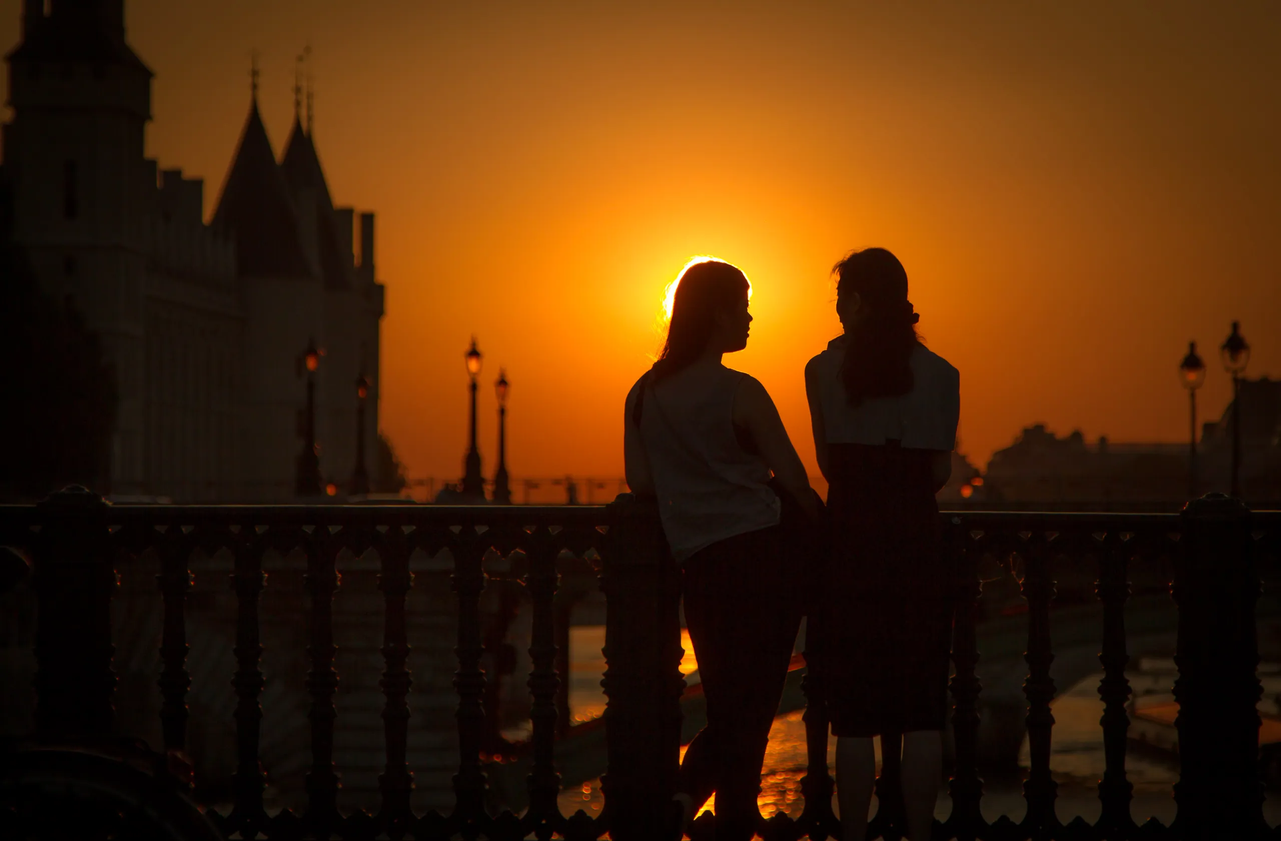 Sunset in Paris
