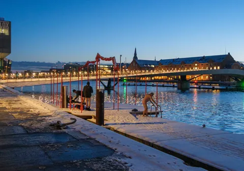 Cold Morning Plunge, Copenhagen