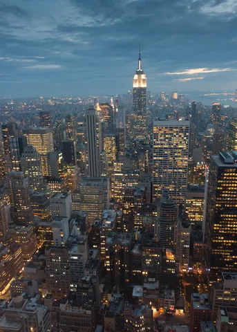 Midtown from Top of the Rock at Dusk