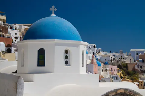 Classic Blue Church Dome, Oia, Santorini