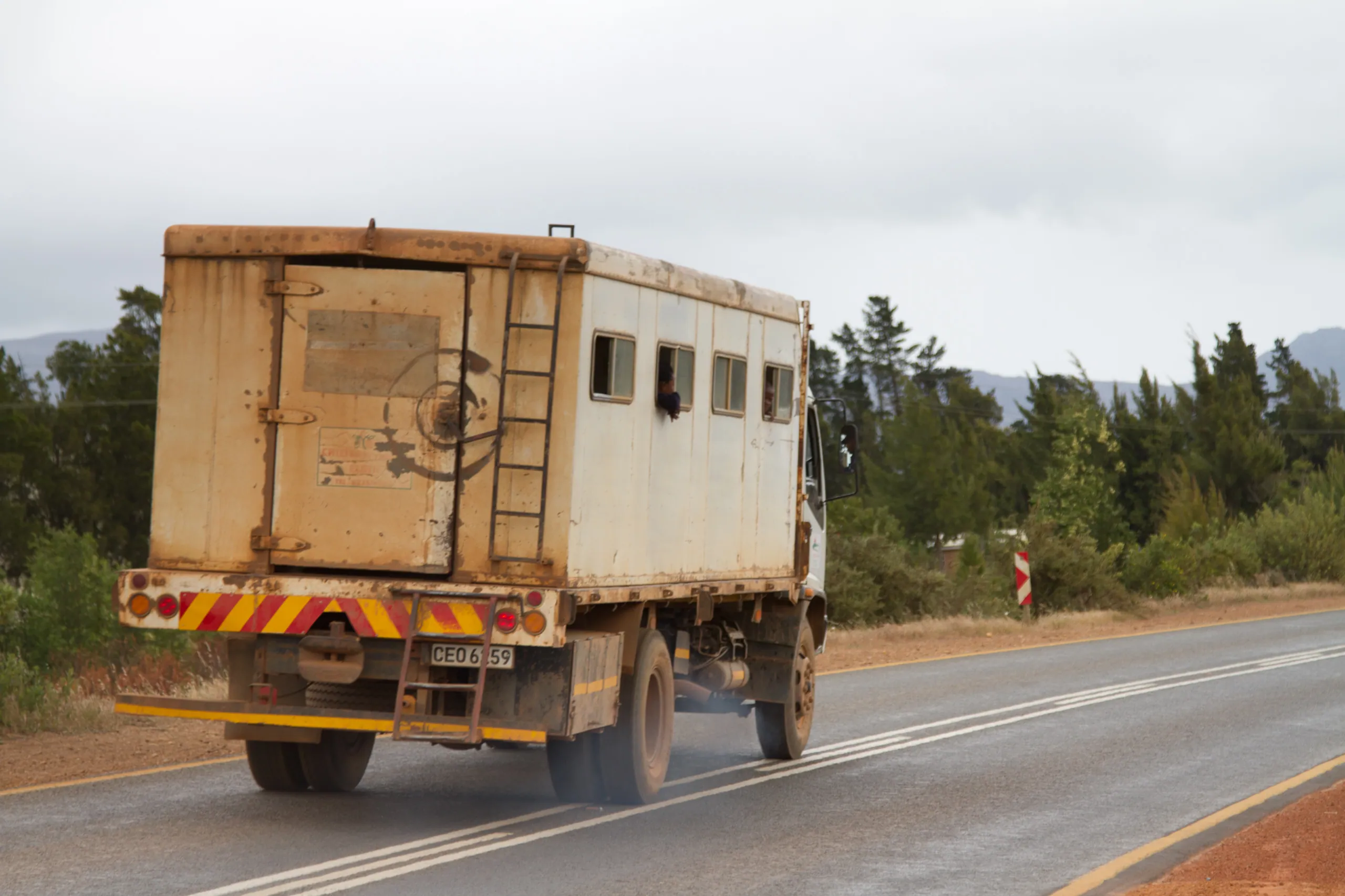 School Bus, Franschoek Countryside