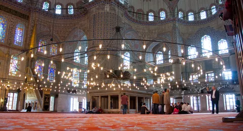 Blue Mosque Chandelier