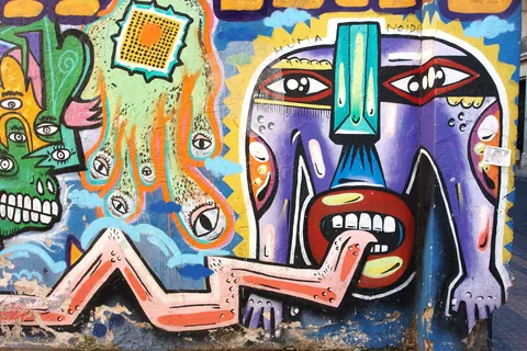 Street art in San Telmo, Buenos Aires