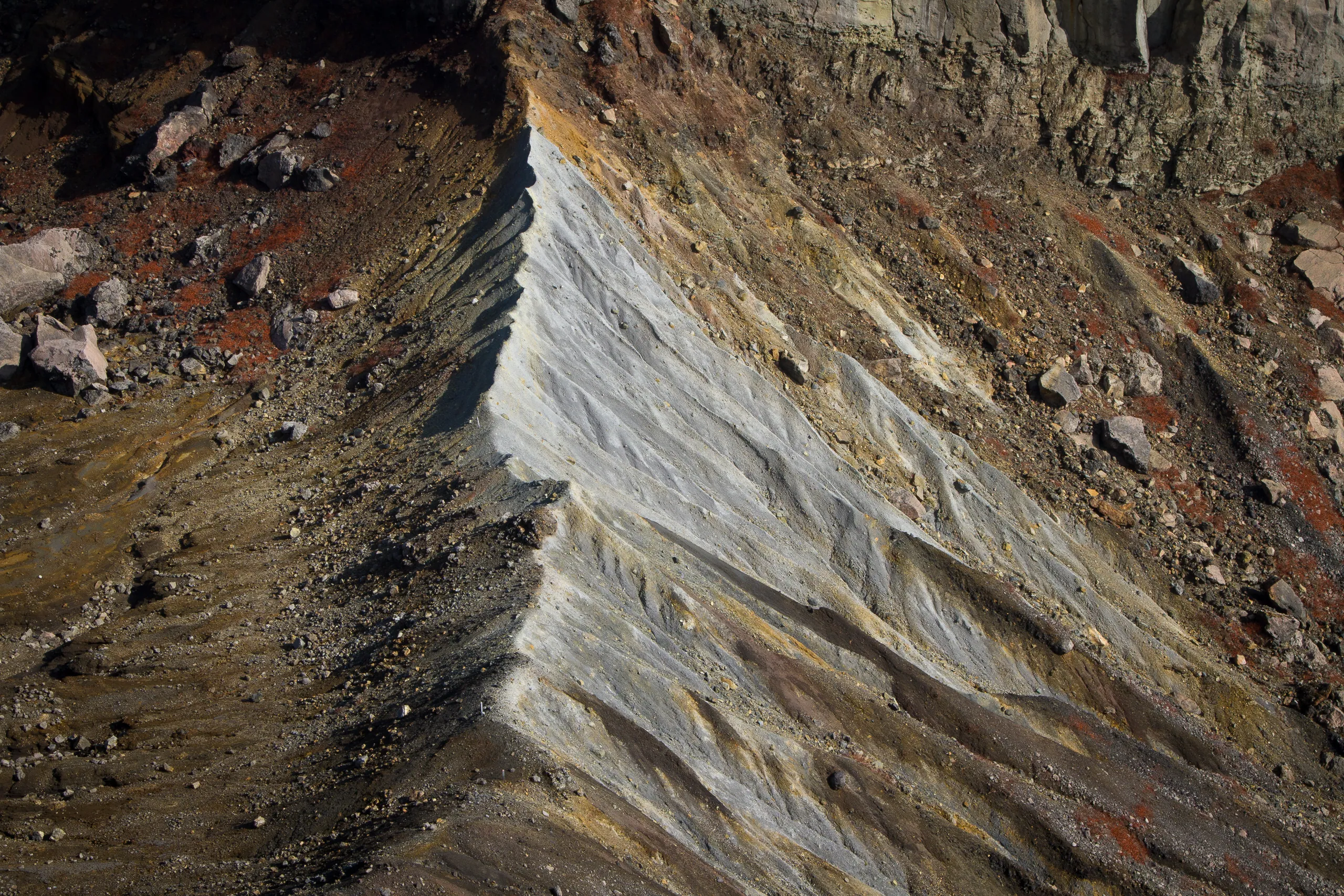 Ridge Line in Mount Aso Crater