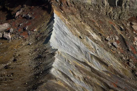 Ridge Line in Mount Aso Crater