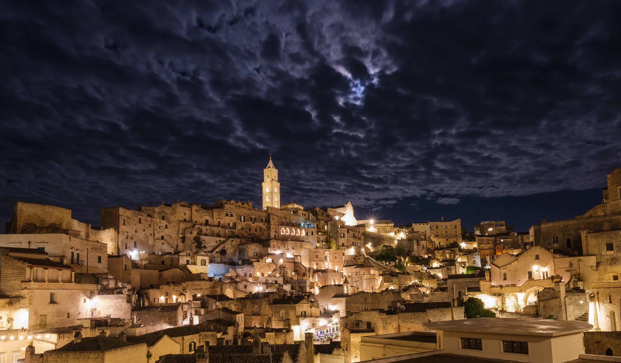 Matera Sasso Barisano by Night