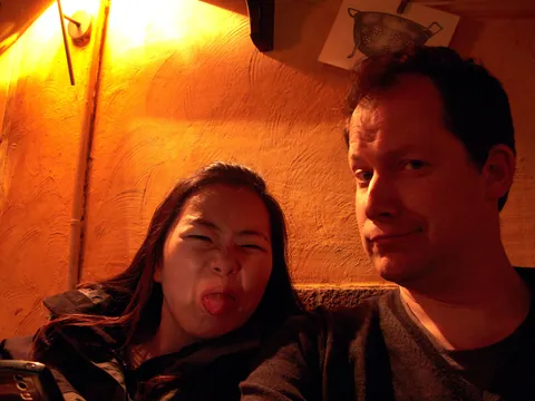 Monica and Me in Carcassonne