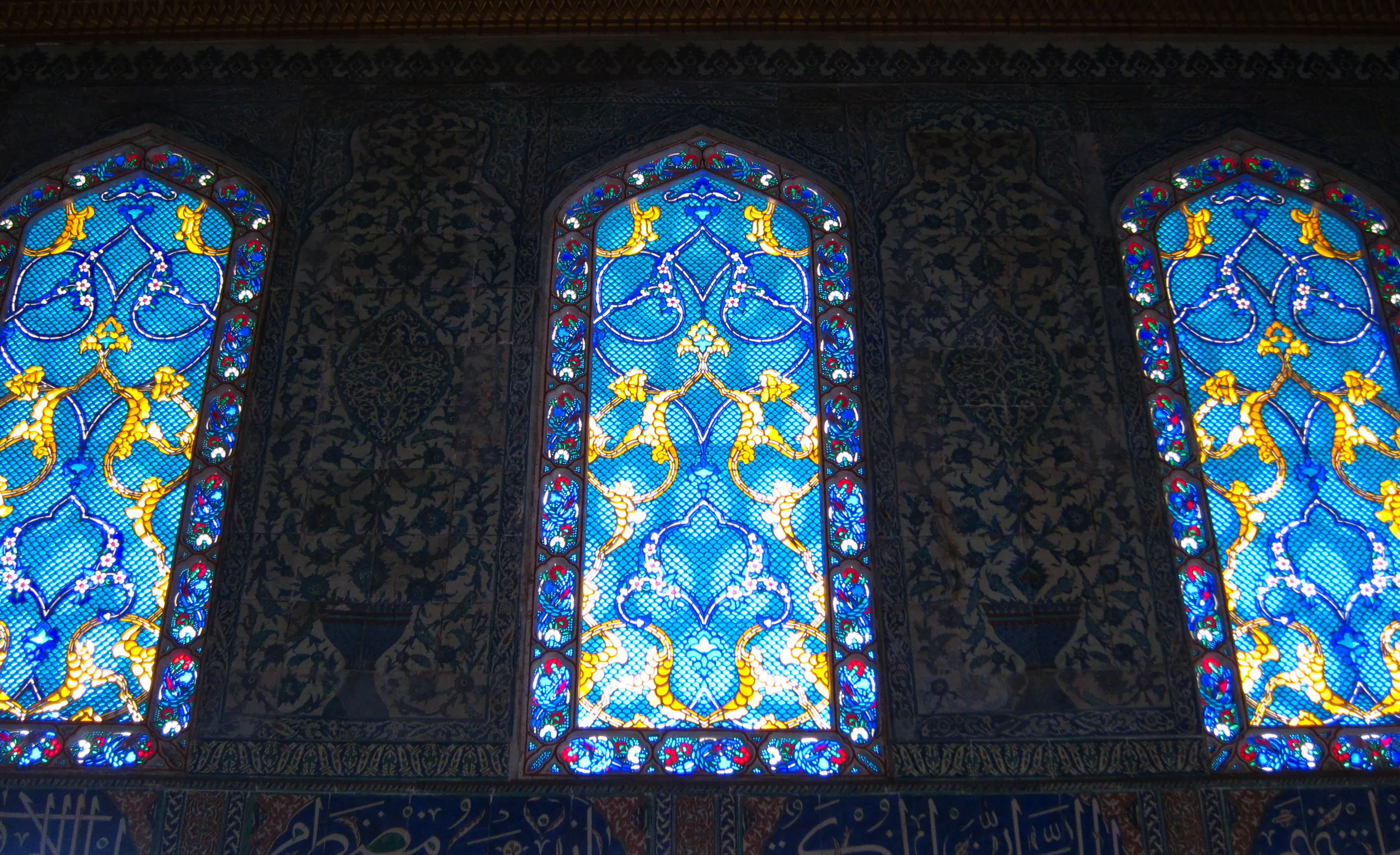Stained Glass Windows, the Harem, Topkapi Palace