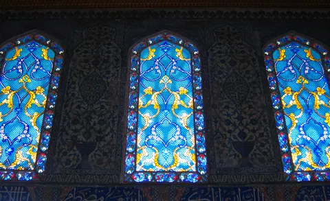 Stained Glass Windows, the Harem, Topkapi Palace