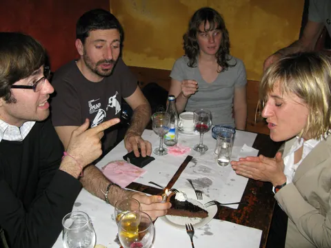 Dinner at that crepe place...