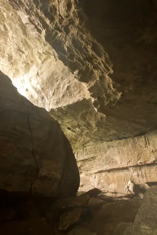 Entrance to Sung Sot "Surprise" Cave, Bo Hòn Island, Ha Long Bay