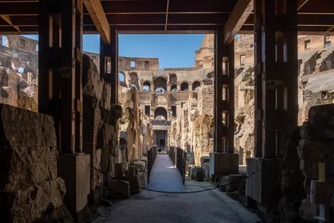 The "Dungeons" of the Colosseum