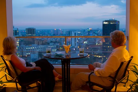 The Sheraton rooftop bar