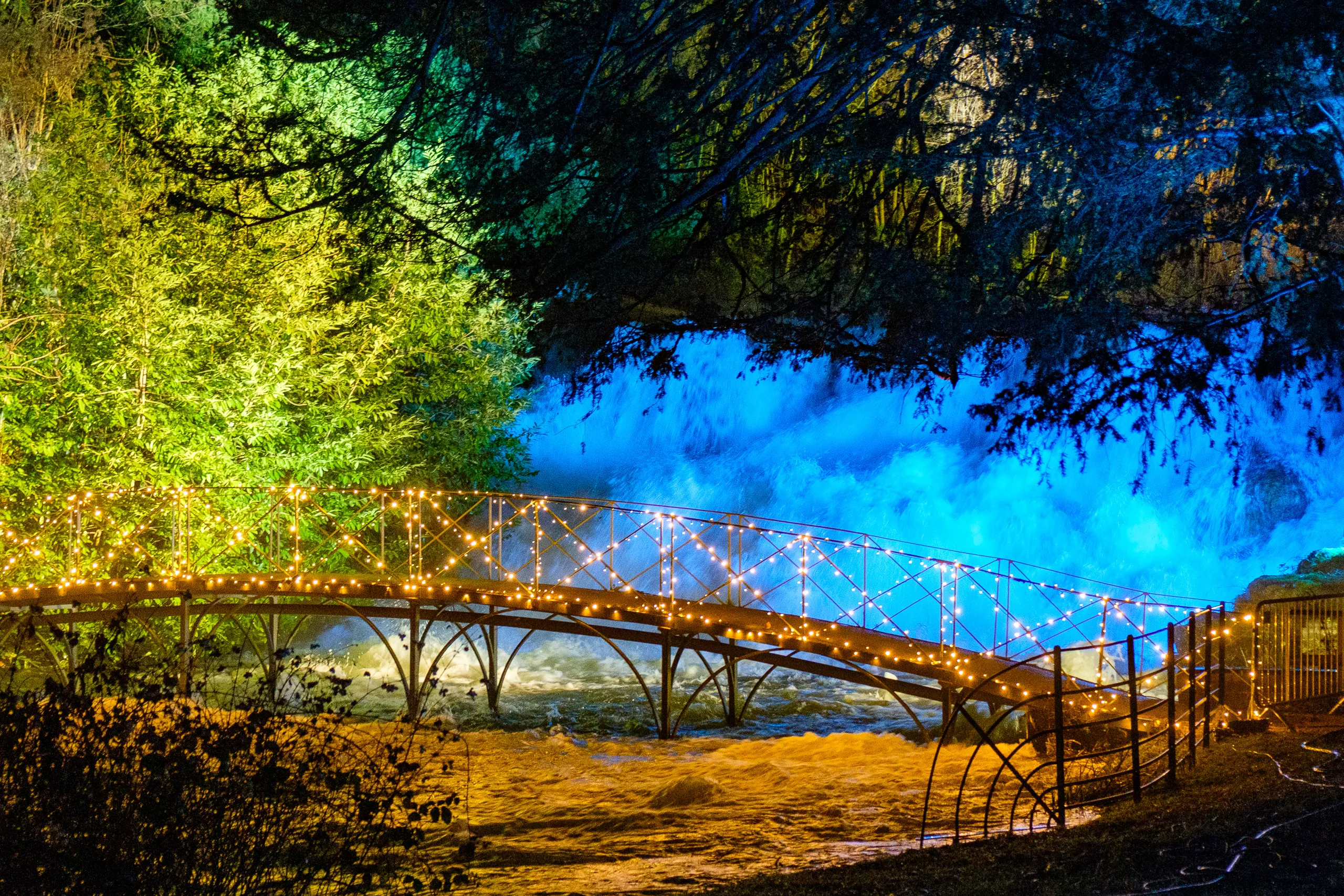 Christmas at Blenheim Palace - Waterfall