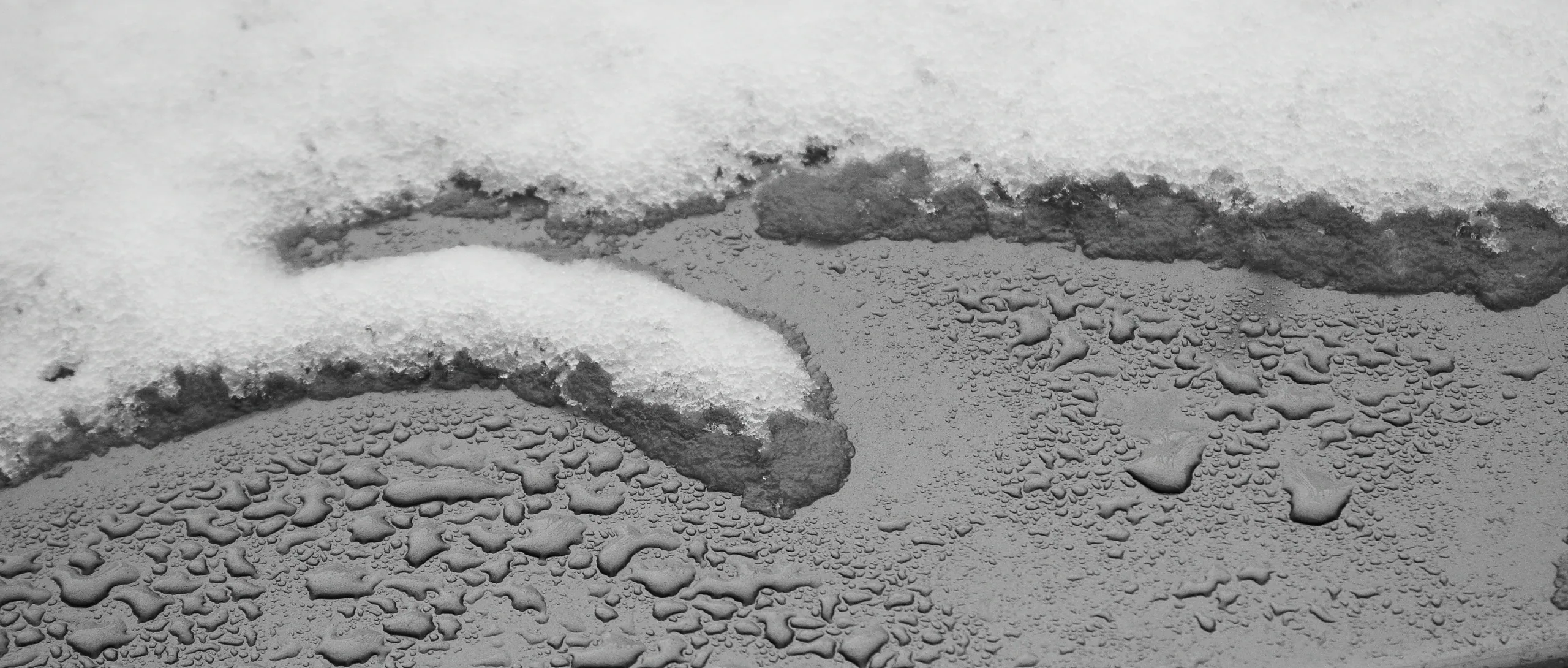 Snow Melting on Car Roof