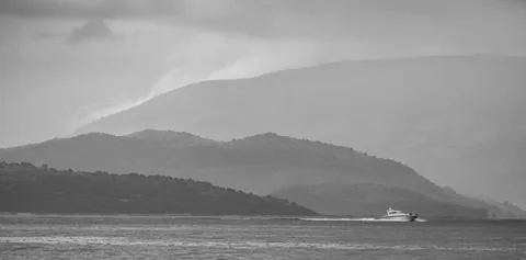Moody weather over Albania