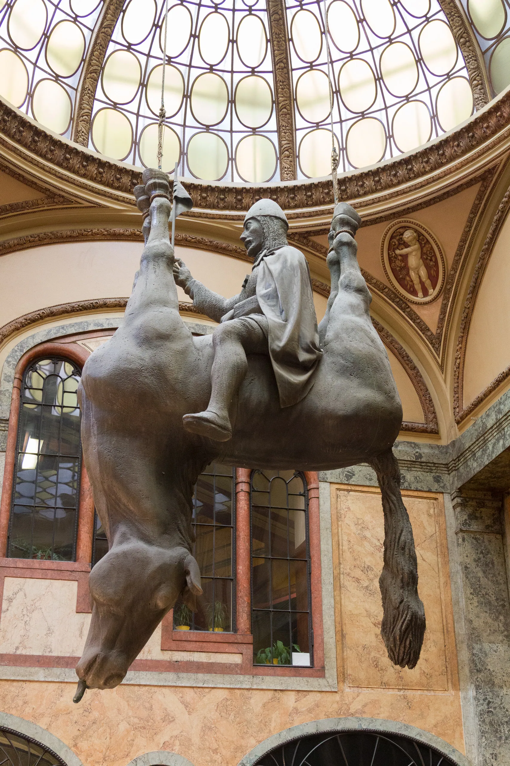 David Cerny's "Kun" Horse Statue