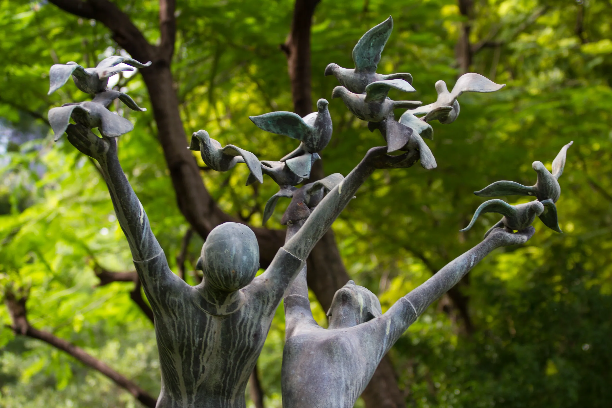 Peace Statue in Lumphini Park, Bangkok