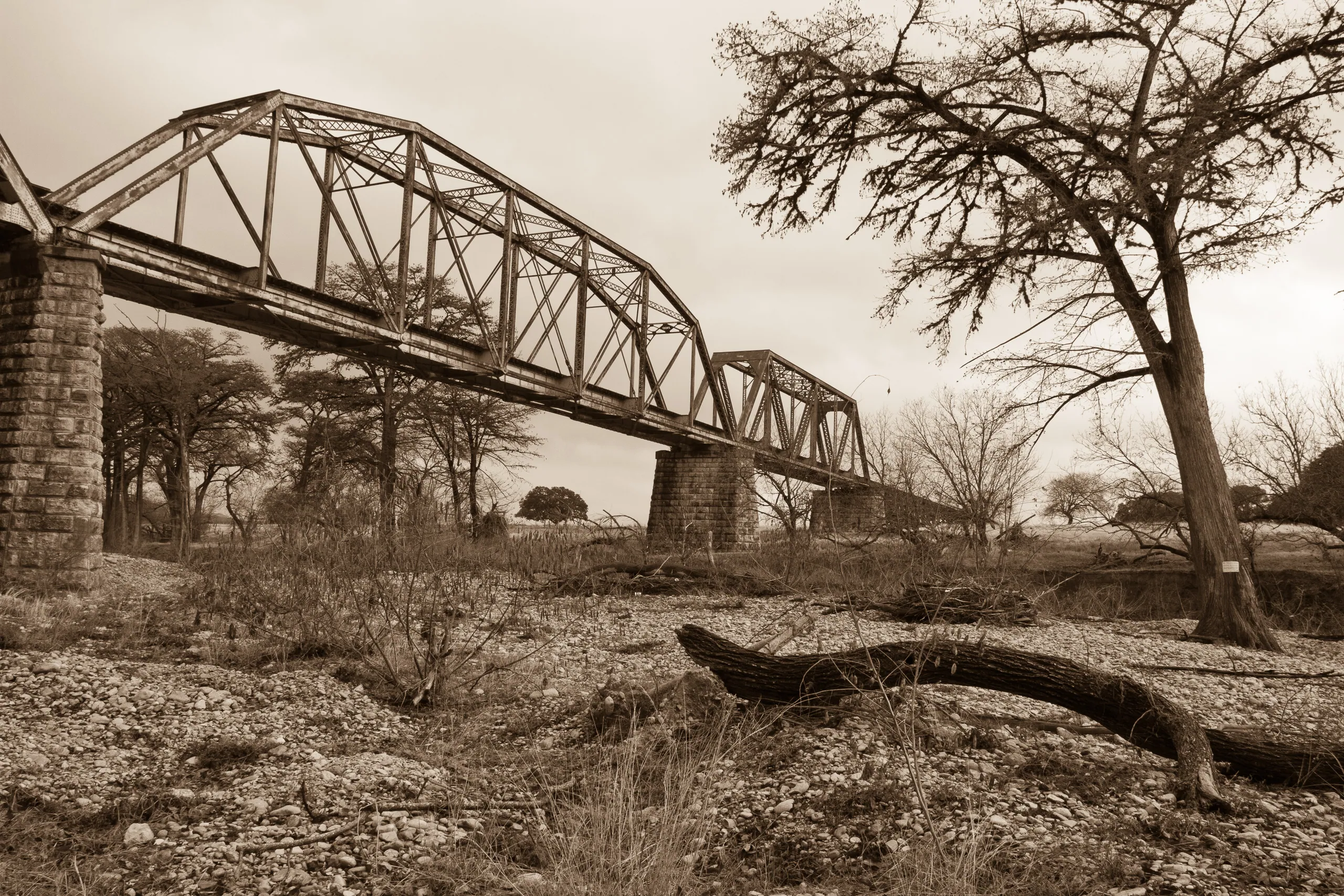 Old Rail Bridge, James Kiehl River Bend Park