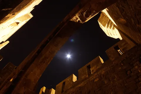 Carcassonne by Moonlight