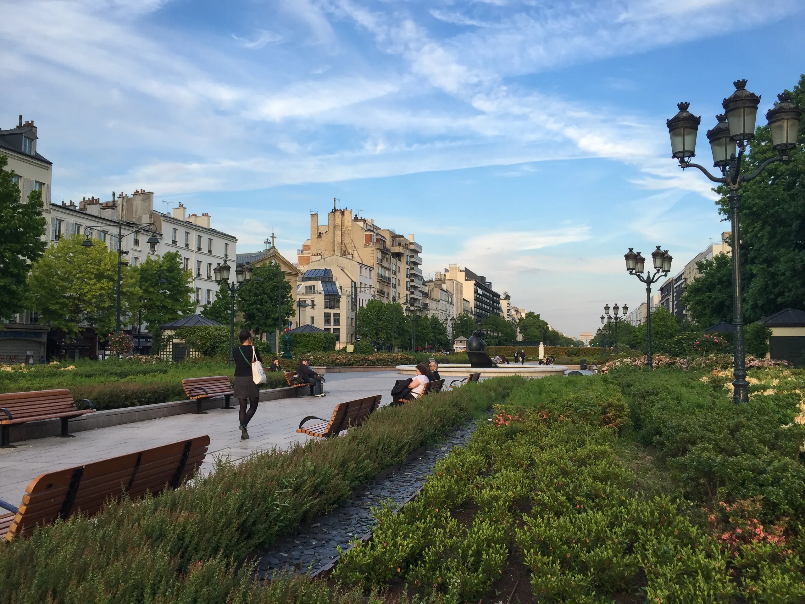 Avenue Charles de Gaulle in Neuilly-sur-Seine, Paris