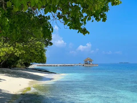 West side beach @ Amilla Maldives