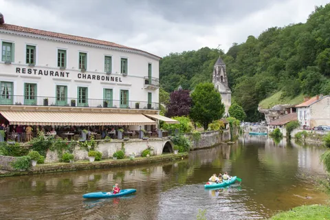 Kayaking the Brantome canals