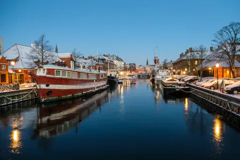 Frederiksholms Kanal at Dawn, Copenhagen