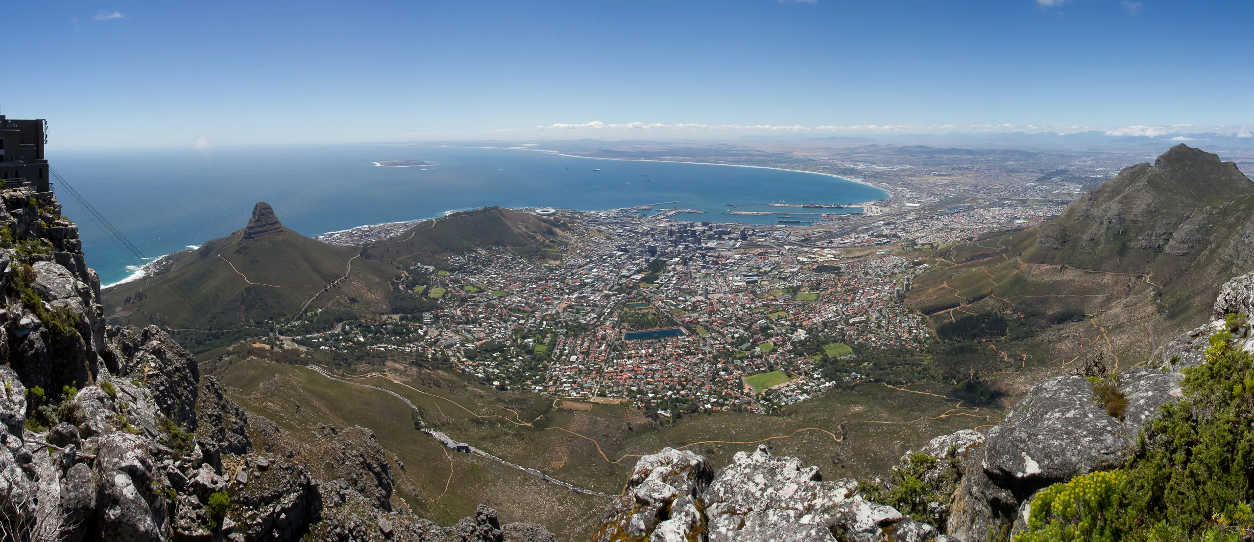 Cape Town from Table Mountain (Panoramic)